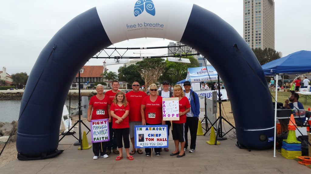 La Mesan honors father with run