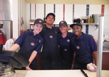 Now playing: Poolside movies at the Lafayette