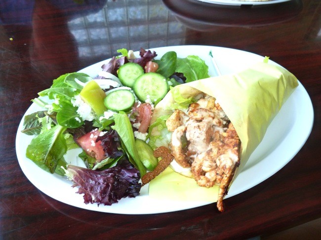 Espresso with a side of falafel