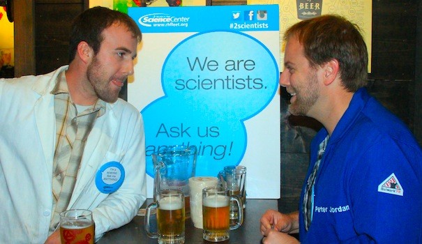 Two scientists walk into a bar…
