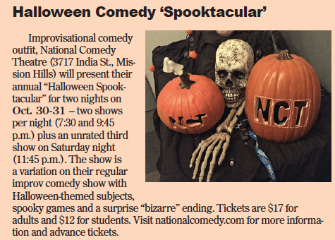 Calendar: Oct. 23 – Nov. 5