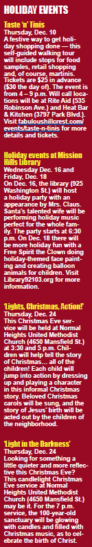 Calendar: Dec. 4 – 17