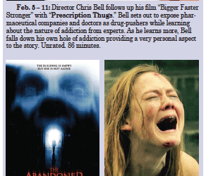 Calendar: Jan. 29 – Feb. 11