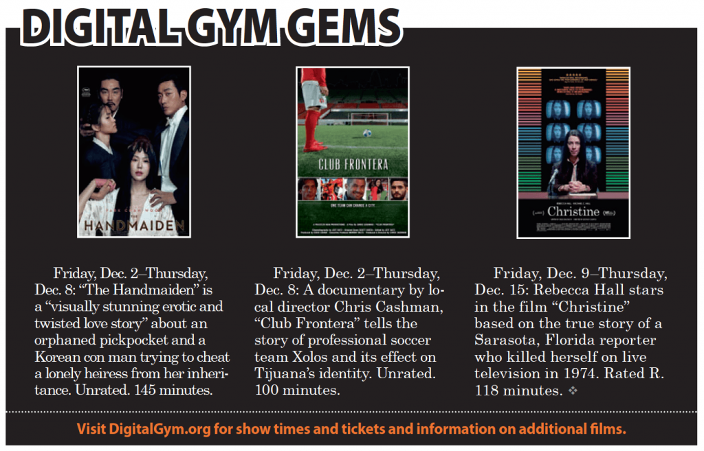 Calendar: Dec. 2 – 15