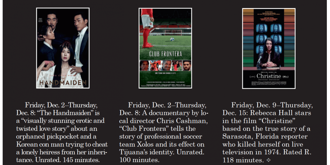 Calendar: Dec. 2 – 15