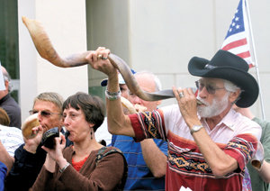 Beachgoers celebrate Labor Day quietly