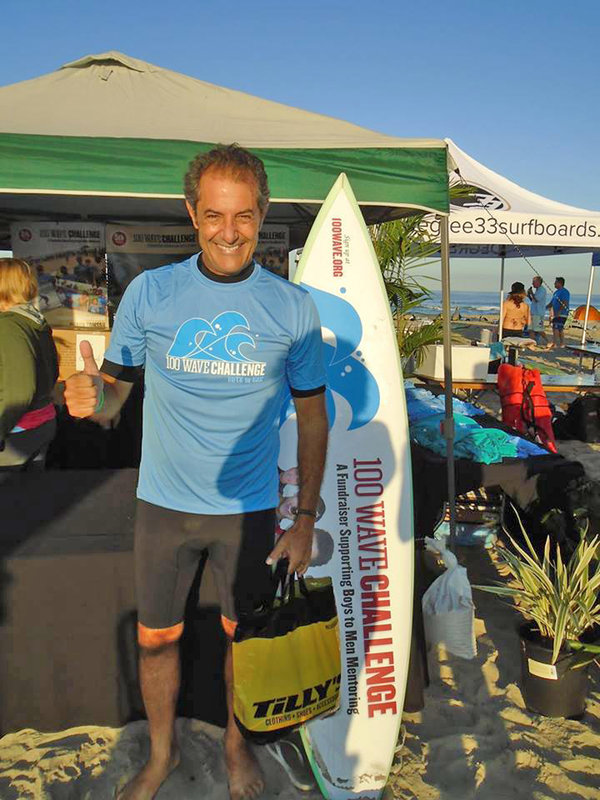 100 Wave Challenge in Mission Beach benefits Boys to Men mentor program