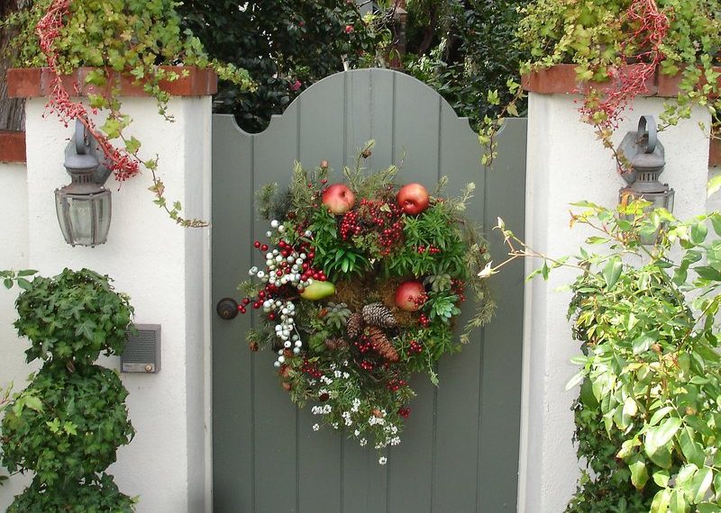 Holiday wreaths come with an eternity of symbols