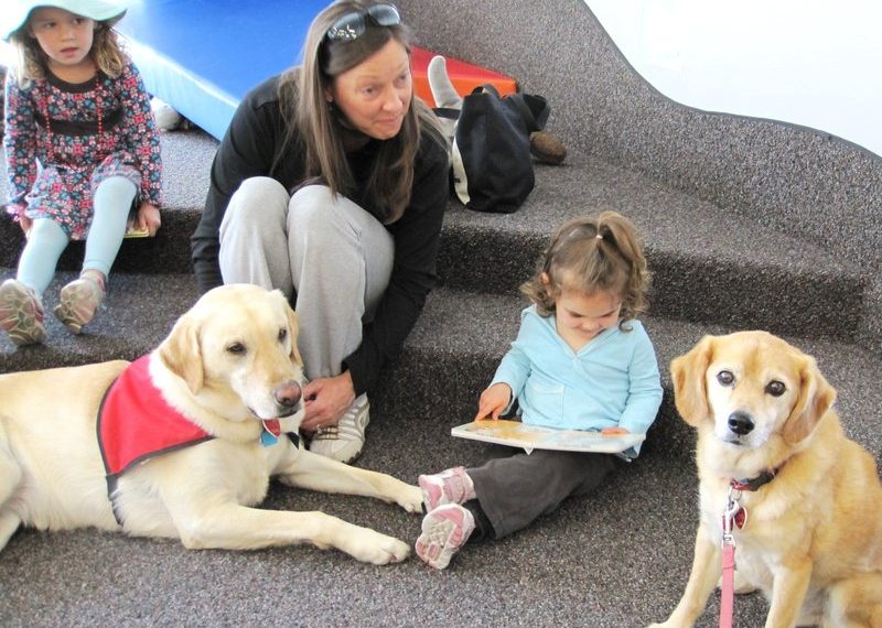 Canine confidence builders help anxious young readers in PB Library program