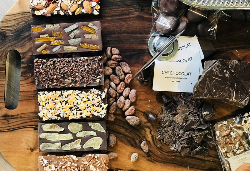 Exquisite handmade treats, pastries and espresso at Chi Chocolate