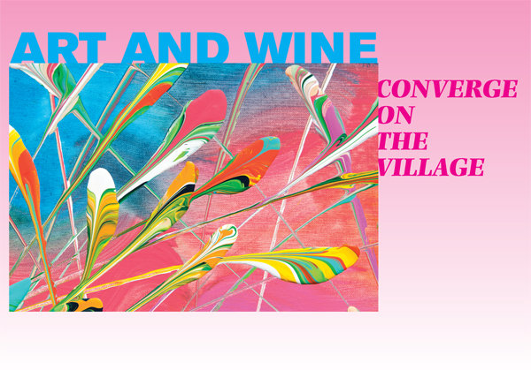 Art and wine converge on the village