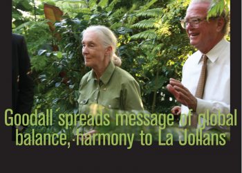 Goodall spreads message of global balance, harmony to La Jollans