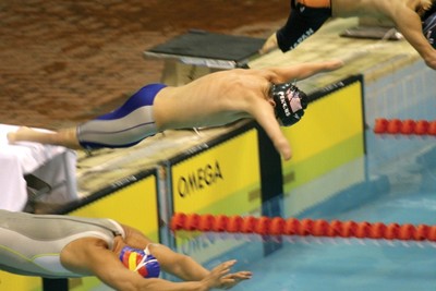 Bishop's swimming champ saluted