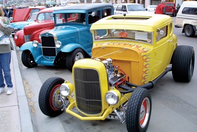 Hot rods of all types rumble into fairgrounds