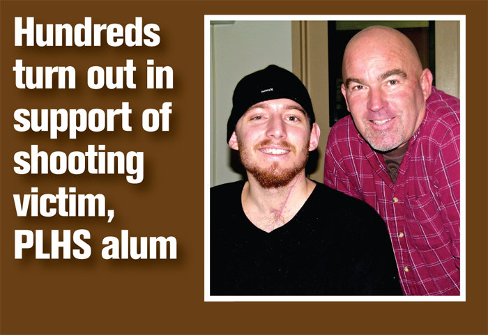 Hundreds turn out in support of shooting victim, a PLHS alum