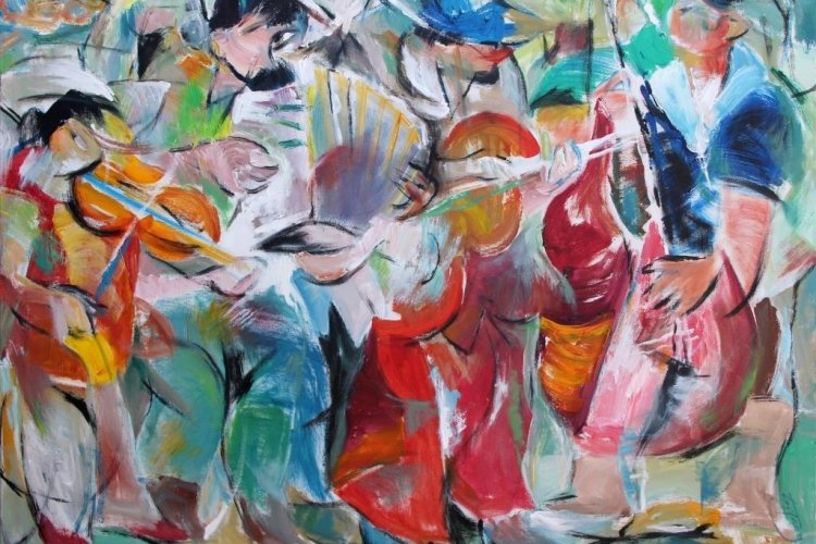 Artist Lei Tang's 'Conducting a Symphony'