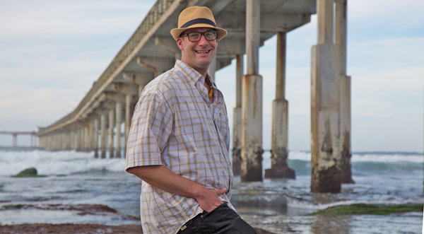 Bob Peace making his mark on the Ocean Beach scene