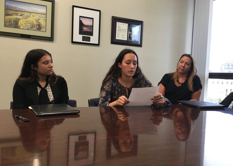 La Jolla students speak about immigration advocacy at Sen. Feinstein's office