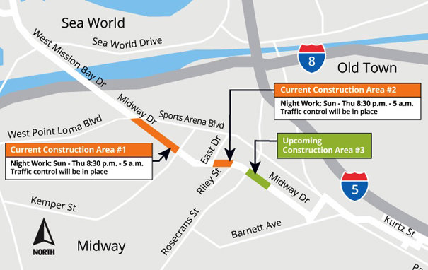 Updates on pipeline replacement project in Midway District