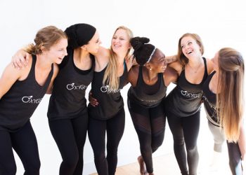 French culture at indoor cycling and yoga studio in Pacific Beach