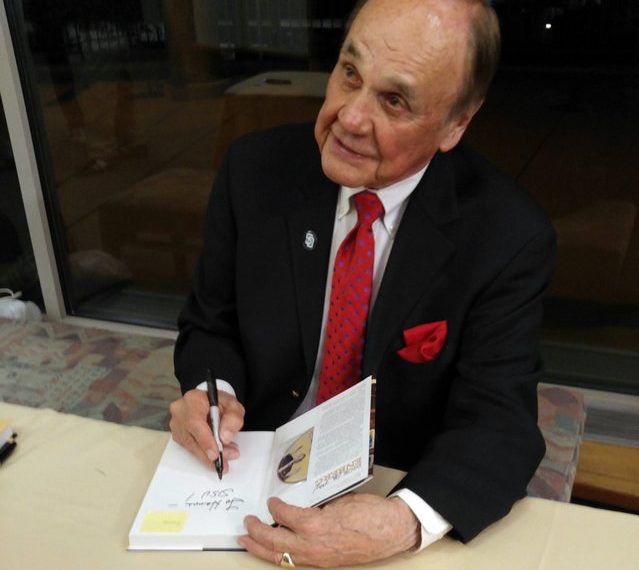 Padres broadcaster Dick Enberg thinks every game is like a book