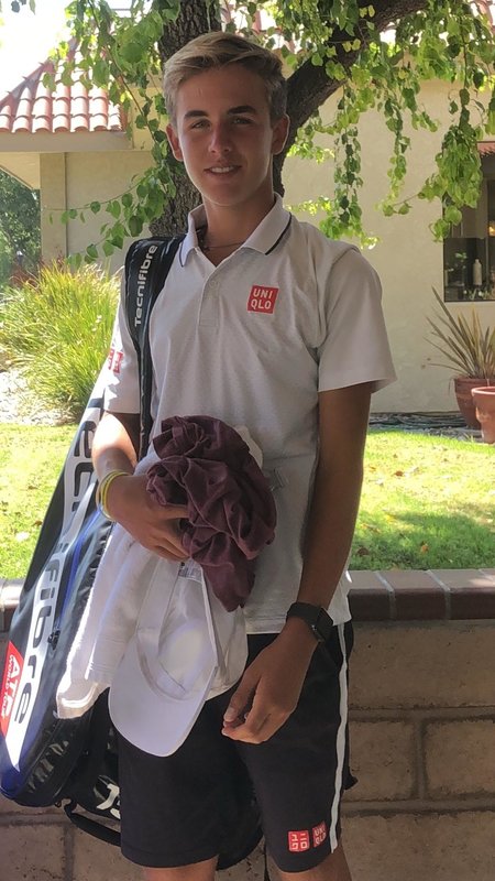 Svajda serving up name for himself on tennis circuit