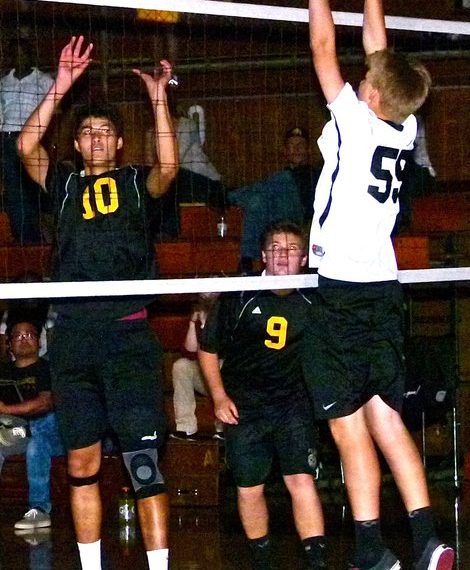 Volleyball team spikes another league title