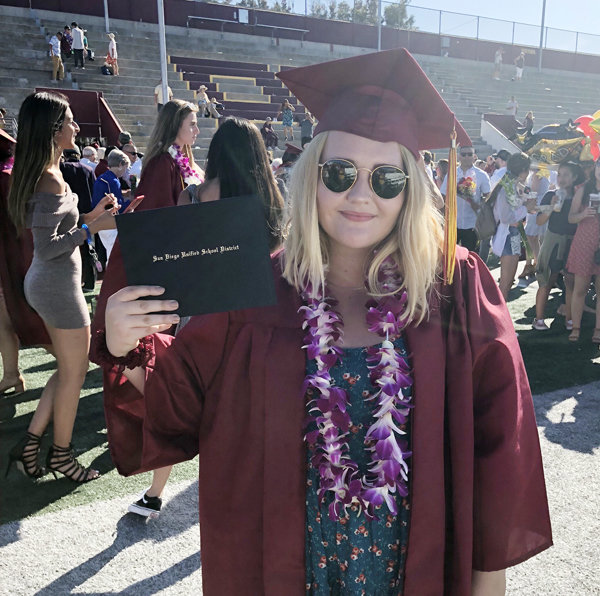 Creative arts student receives Rebecca Lenci scholarship at Point Loma High