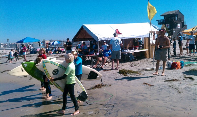 Fostering the love of surfing for youngsters is top priority of annual Jetty Kid Surf Contest