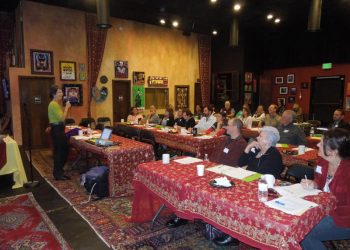 Peters, Saldaña take U.S. House election bids to planners, locals