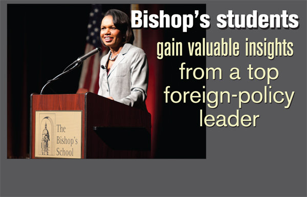 Bishop’s students gain valuable insights from a top foreign-policy leader