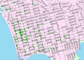 Pacific Beach groups survey potential scooter corral sites