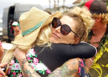 Family and friends remember Mike White at Sunset Cliffs ceremony