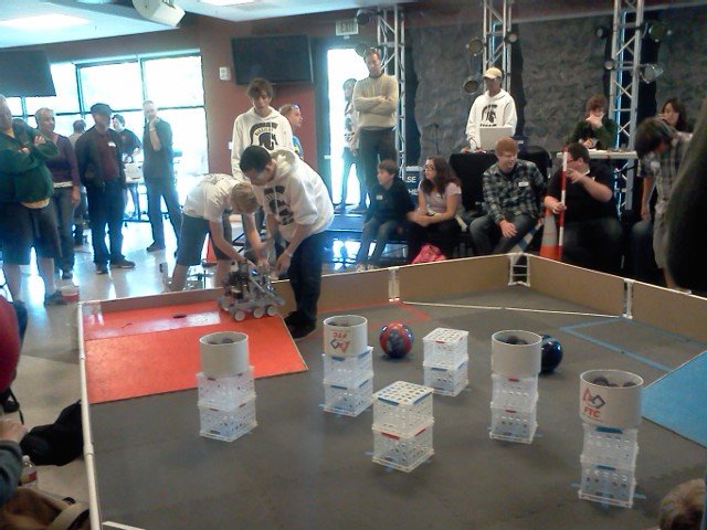 Rock Academy Warriors host robotics scrimmage