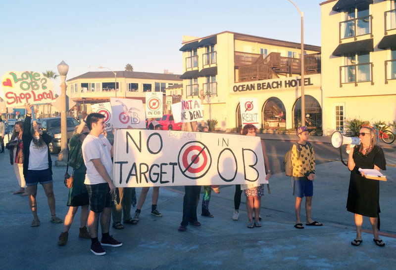 Ocean Beach protests still on Target — residents rally to keep big-box store from Newport Ave.