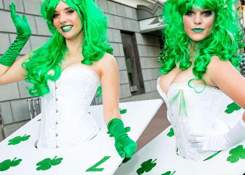 Downtown goes green for annual shamROCK street party