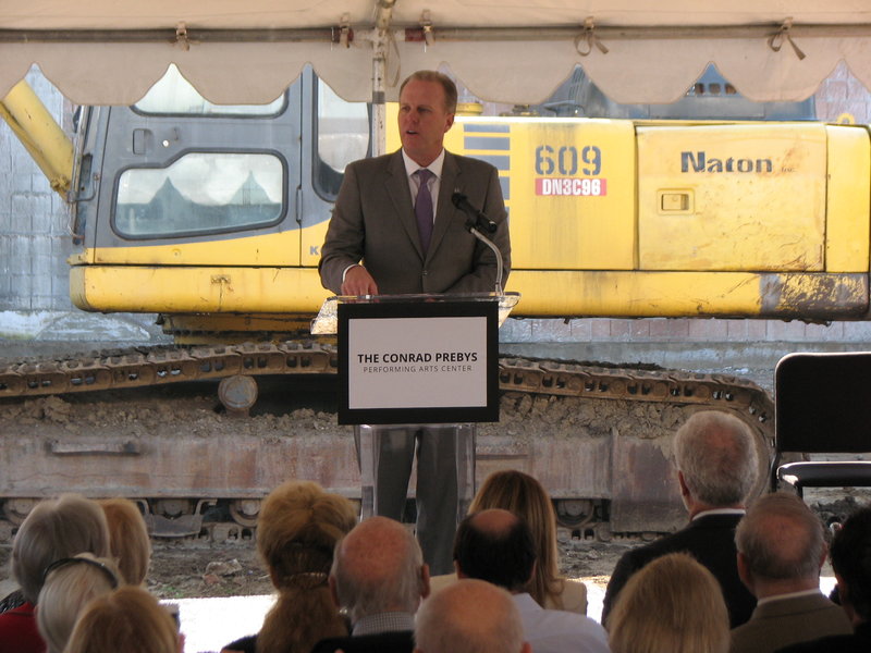 Music Society breaks ground for Conrad expansion