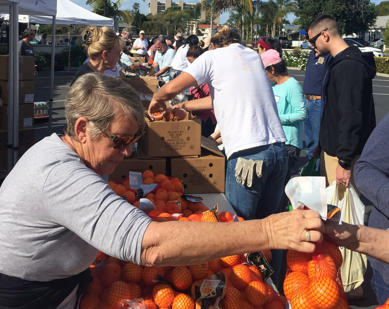 Saint Brigid Parish, San Diego Food Bank helping feed families in Pacific Beach