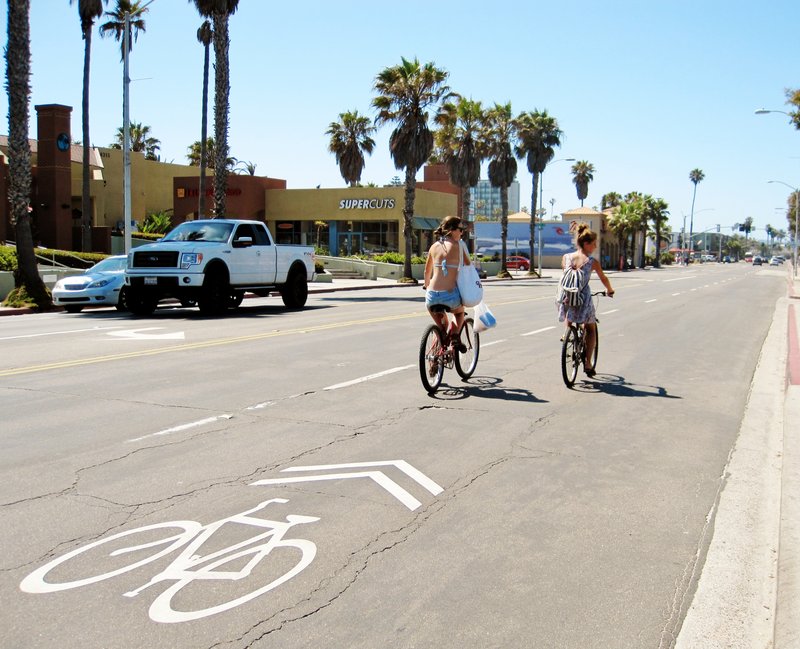 New symbols don’t represent street takeover by OB bicyclists
