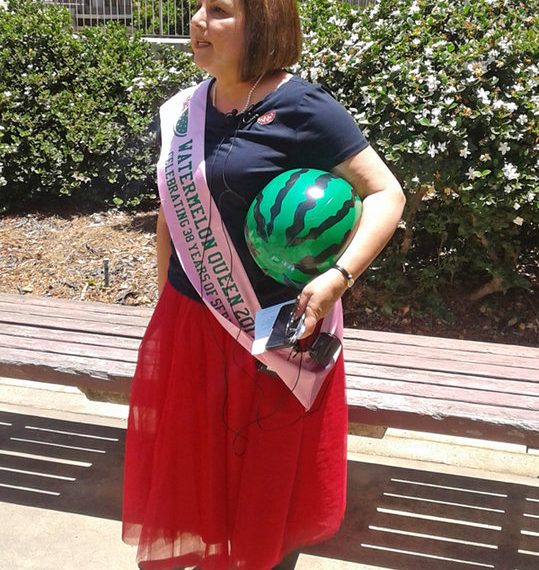 UC San Diego honors retiring dean with melon monarchy