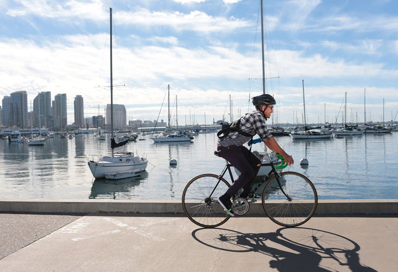 Bike to work for fresh air, exercise, and stress-free parking