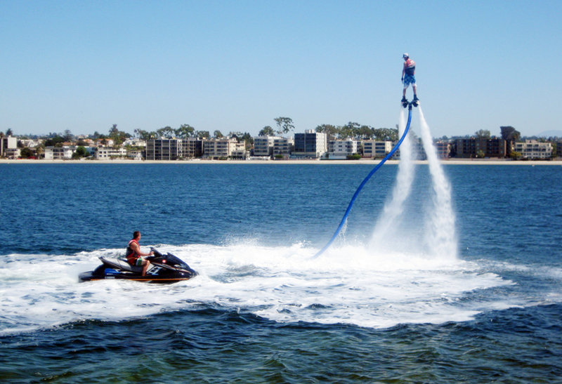 Veterans take flight and get dunked in Mission Bay
