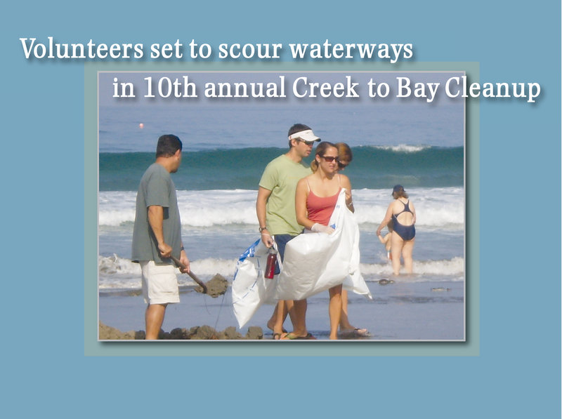 Volunteers set to scour waterways in 10th annual Creek to Bay Cleanup