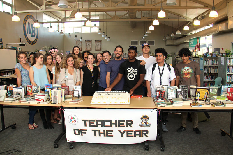 Mission Bay High’s Lancia named San Diego Unified District High School Teacher of the Year