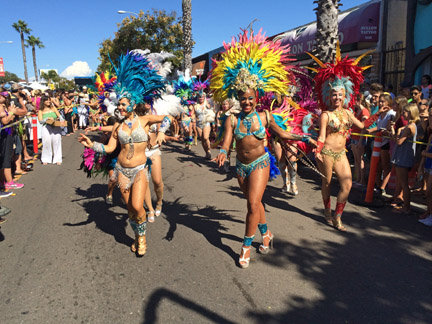 Brazilian Day sambas in Mission Beach this year