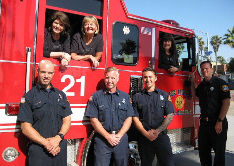 MB Women’s Club helps local heroes with heroic fundraising of their own