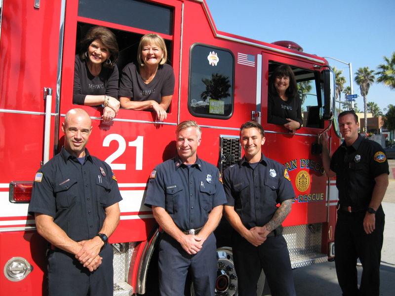 MB Women’s Club helps local heroes with heroic fundraising of their own