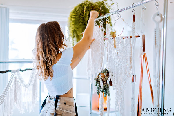 Uttu Designs weaves larger-than-life macramé bohemian art