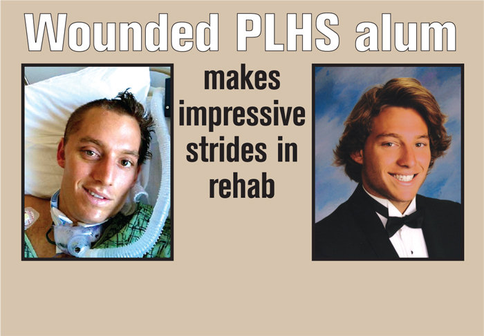 Wounded PLHS alum makes impressive strides in rehab