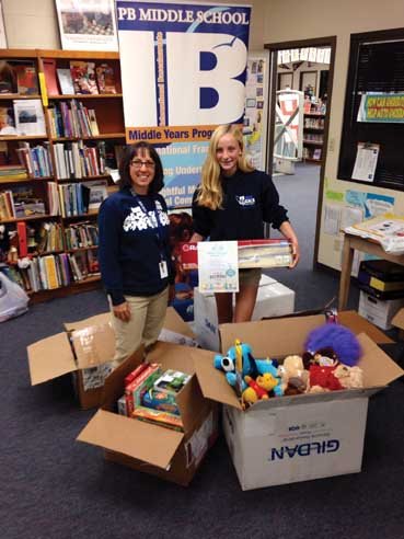 PBMS students volunteer and partner with community